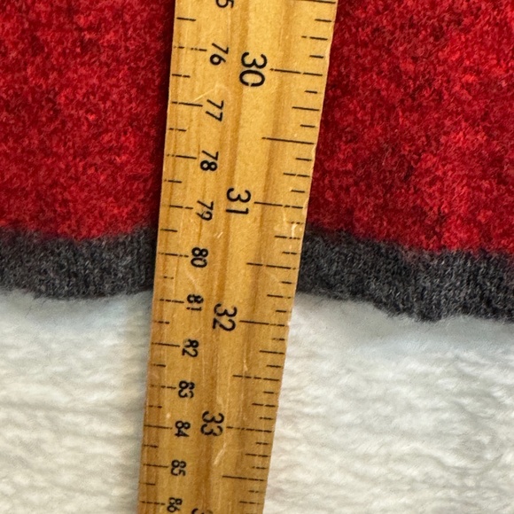 Elisabeth by Liz Claiborne Jacket Womens Size 2X Colorblock Red Gray 100% Wool - Picture 7 of 8